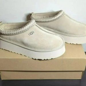 Ugg Women's Tazz Platform Slipper Mustard Seed NEW